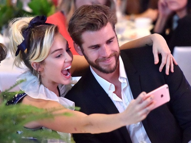 miley cyrus birthday with love liam hemsworth 2016 gossip