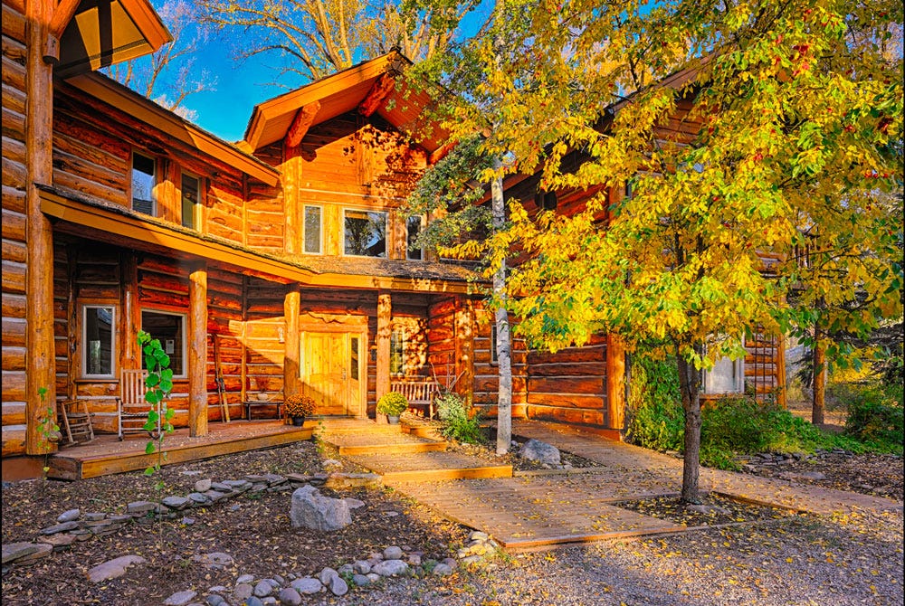 Fall Colors Exterior of the Inn