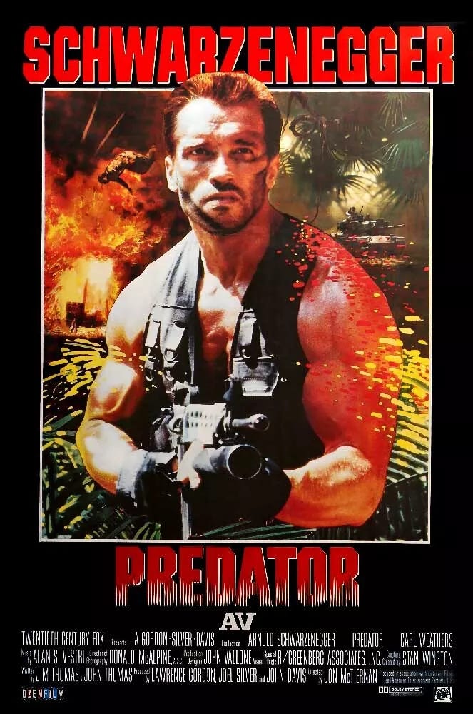 Predator 1987 Schwarzenegger Movie Premium POSTER MADE IN USA - MCP252 - Picture 1 of 6