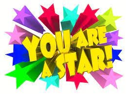 You are a Star Slogan. Golden Text with Vivid Stars Stock Illustration -  Illustration of positive, background: 130371039