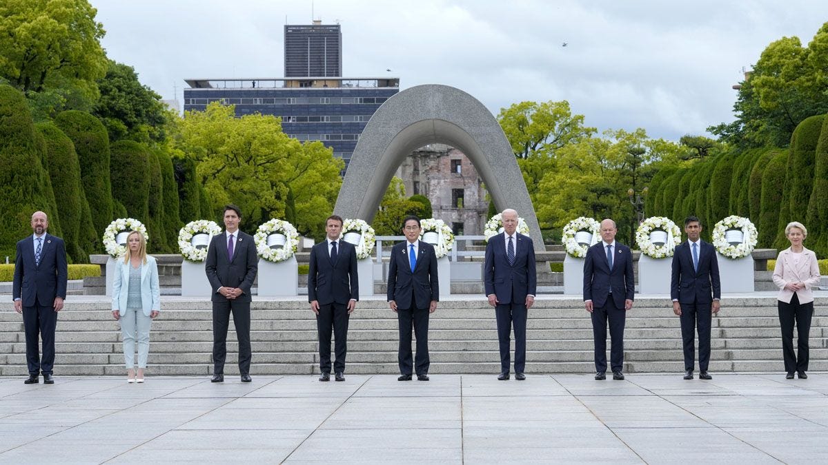 Los líderes del G7 acordaron ahogar tecnológicamente a Rusia en la cumbre  de Hiroshima