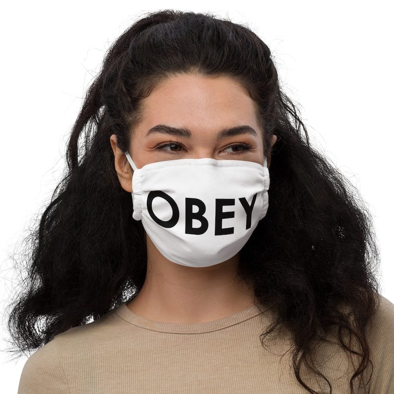 OBEY Face Mask image 1