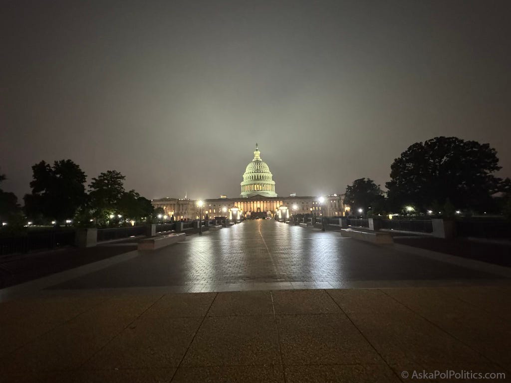 United States Capitol at 5am during light rain. Photo: Matt Laslo © Ask a Pol Politics United States Capitol at 5am during light rain. Photo: Matt Laslo © Ask a Pol Politics