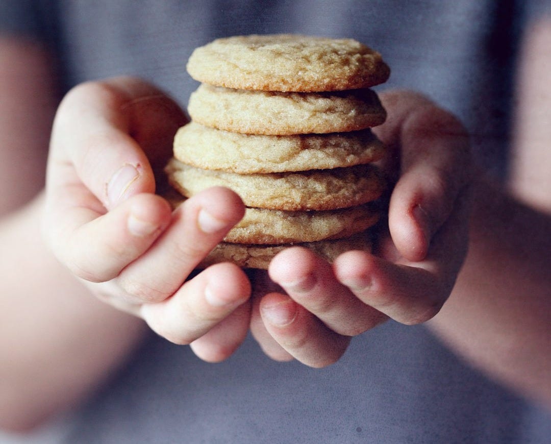 person holding brown cookies in close up photography person holding brown cookies in close up photography