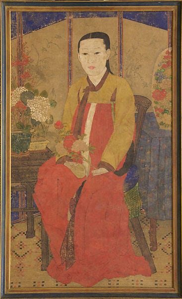 Unidentified artist | Portrait of a Woman | Korea | The Metropolitan Museum  of Art