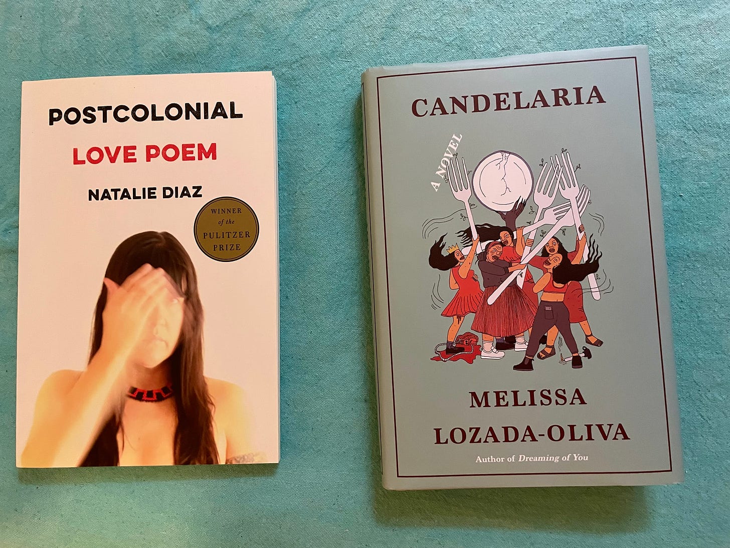 Postcolonial Love Poem by Natalie Diaz and Candelaria by Melissa Lozada-Oliva