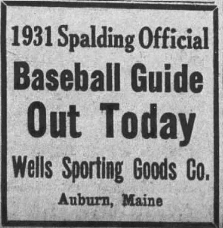 1931 Lewiston Evening Journal