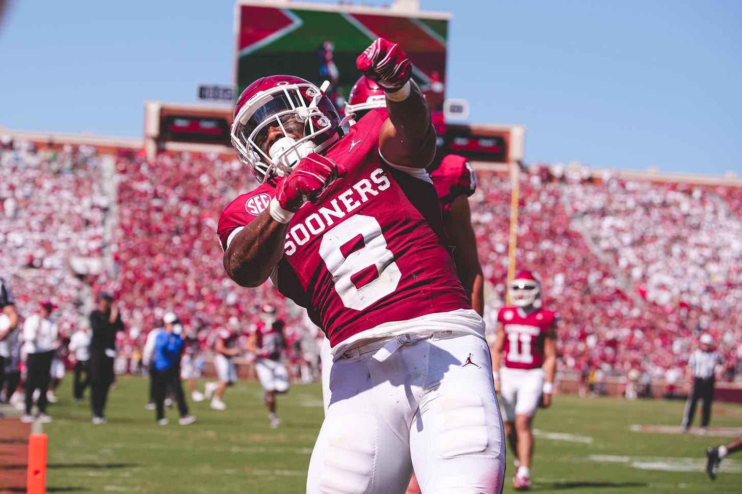 Photograph of Oklahoma tailback Taylor Tatum