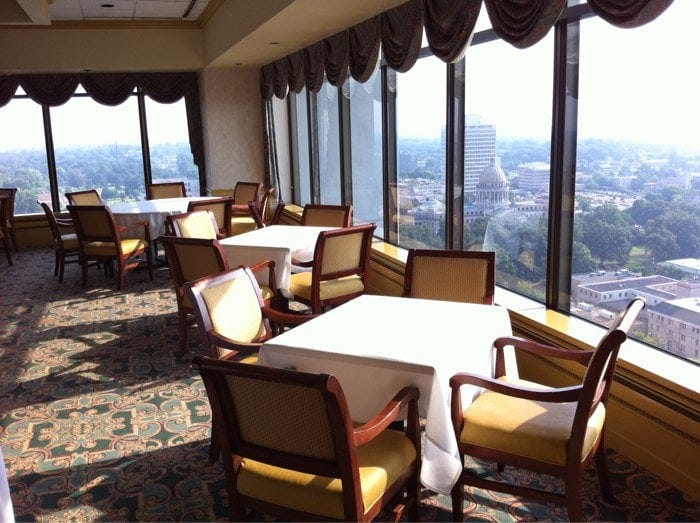Photo of University Club Inc - Jackson, MS, United States. View from the University Club. The Capitol building is on the right.