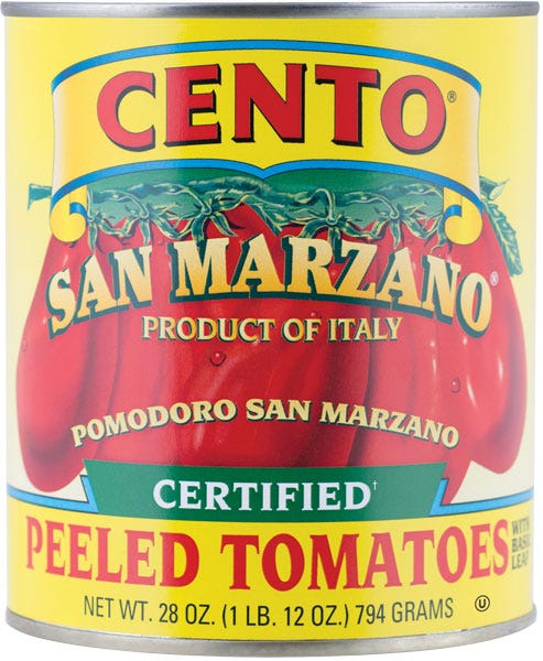 Cento Certified San Marzano Tomatoes 28 OZ - Shop Cento