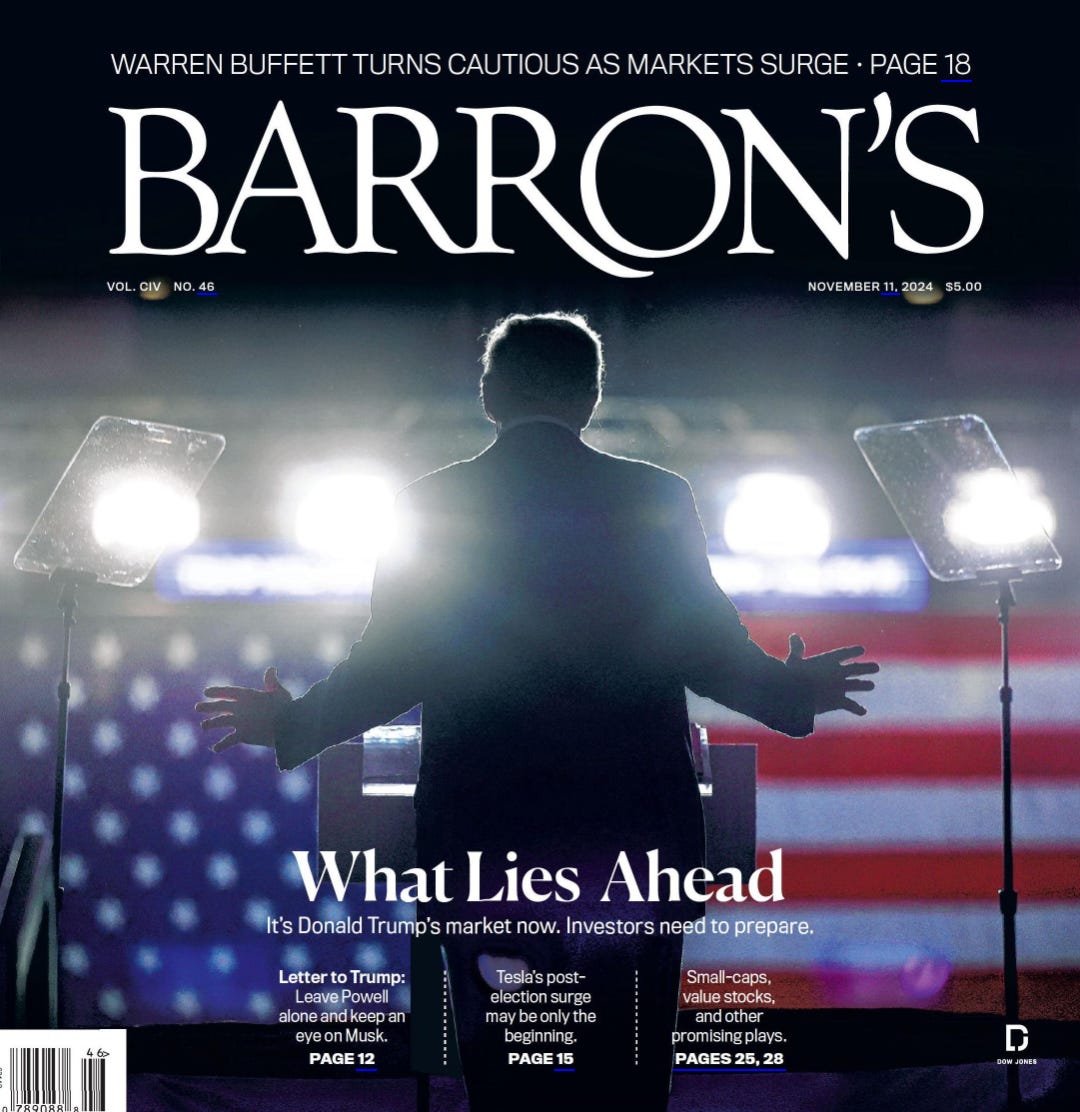 Barron’s print edition 11/11/24