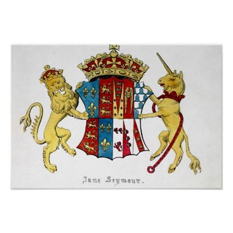 Coat of Arms of Jane Seymour Poster | Zazzle
