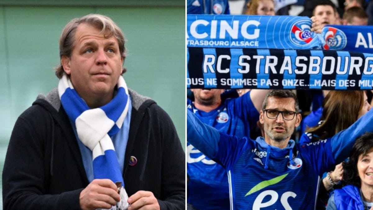 Boehly not welcome': Strasbourg fans stage protest against club's new  Chelsea owners