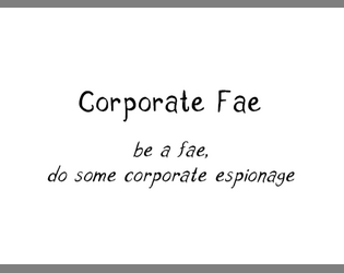 Corporate Fae