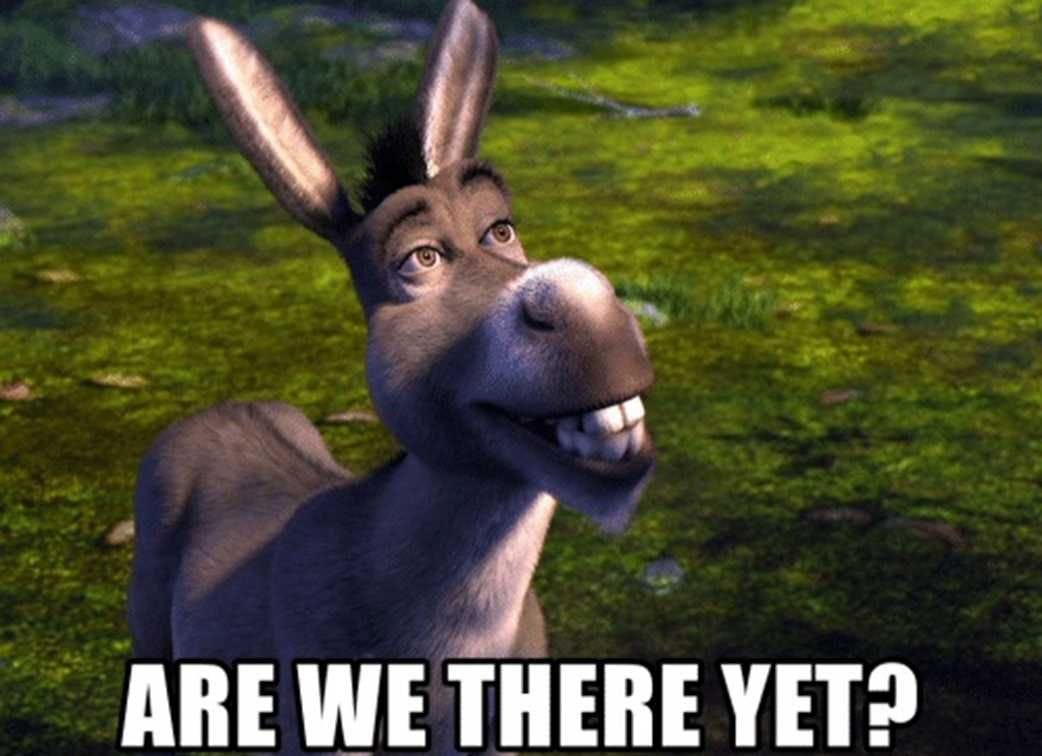 Are We There Yet Meme Discover more interesting Animal, Call, Cute, Donkey  memes. https://www.idlememe.com/are-we-there-y… | Memes, Funny memes,  Interesting animals