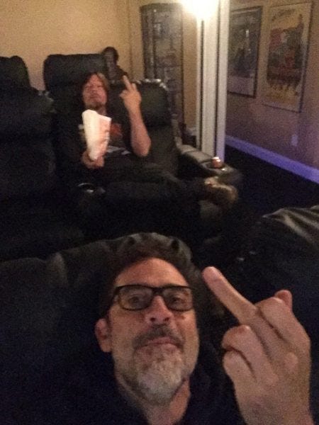 norman reedus and jeffrey dean morgan fingering movie tv tech geeks