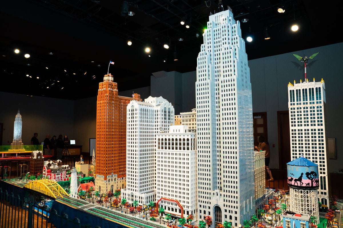 Detroit skyline featured in Lego exhibit on iconic skyscrapers at Henry  Ford Museum - Curbed Detroit
