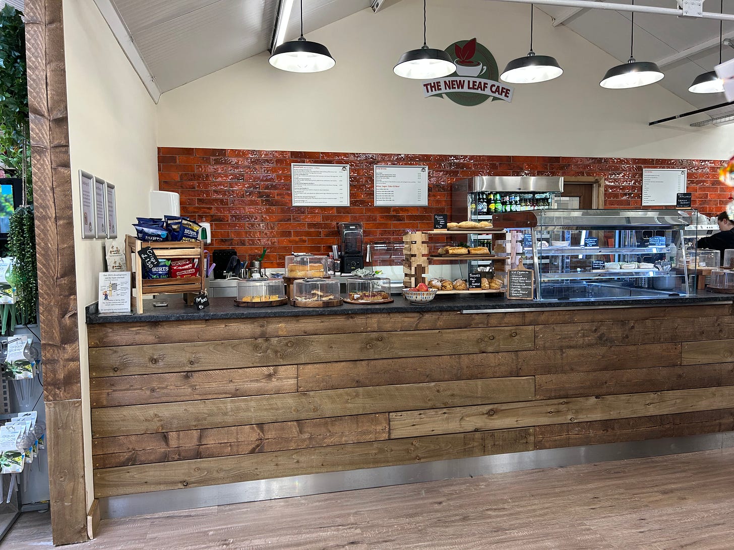 The New Leaf Cafe, Trowbridge Garden Centre, Wiltshire