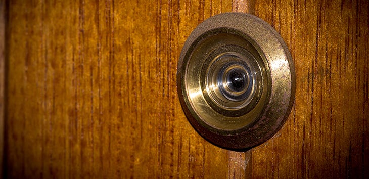 How To Install A Peephole - Groomed Home