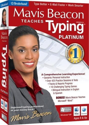 Mavis Beacon Teaches Typing Platinum 20 - Old Version