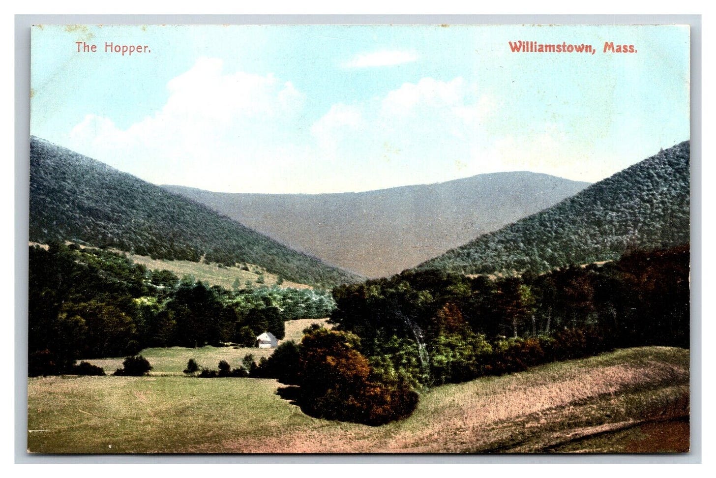 The Hopper Greylock Range Williamstown MA Massachusetts UNP DB Postcard D19 - Picture 1 of 2