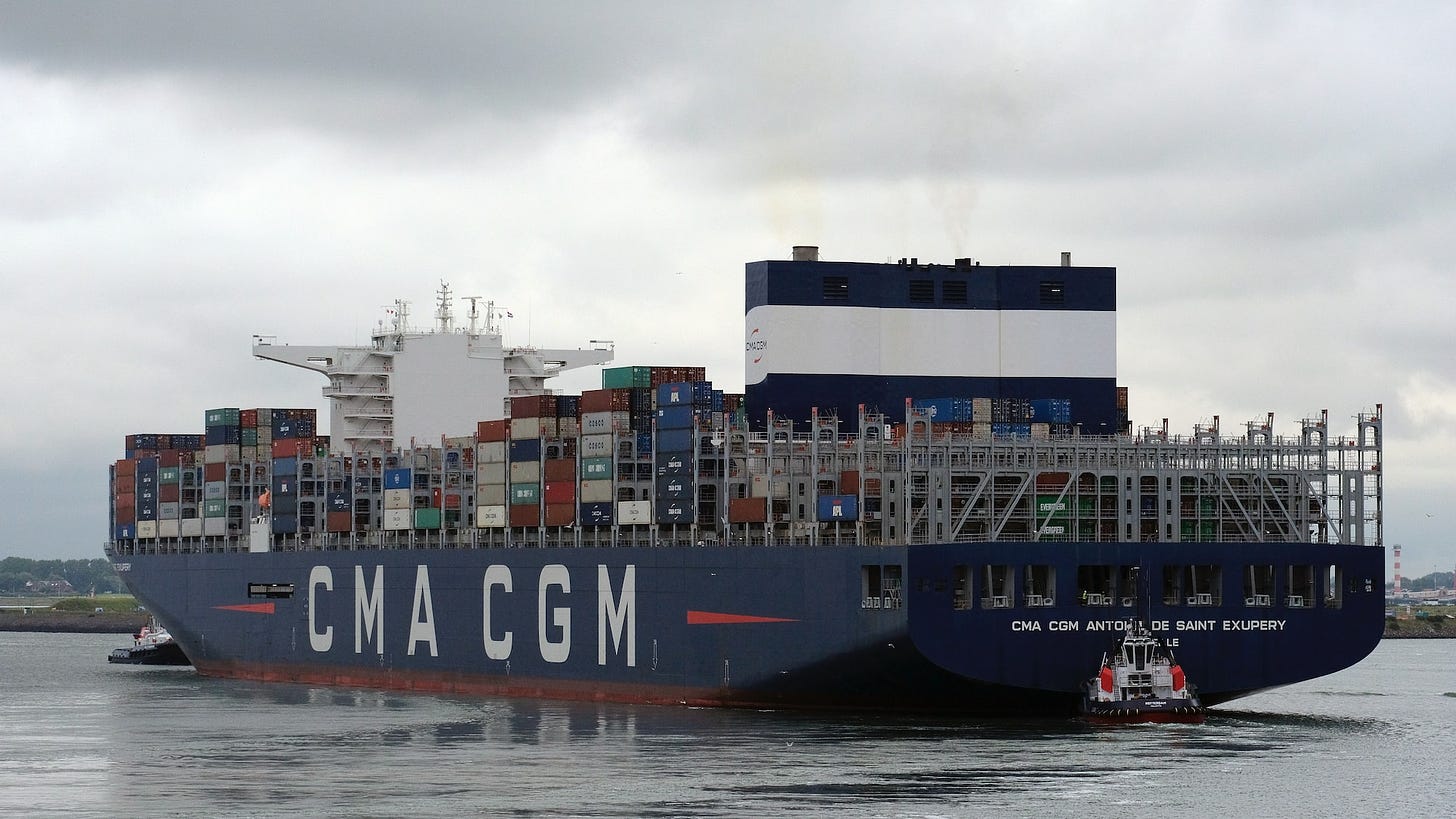 Developer says he can fix the Suez canal problem by adding more containers onto the ship