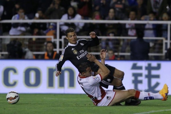 cristiano ronaldo man take down from eibar la liga images 2015