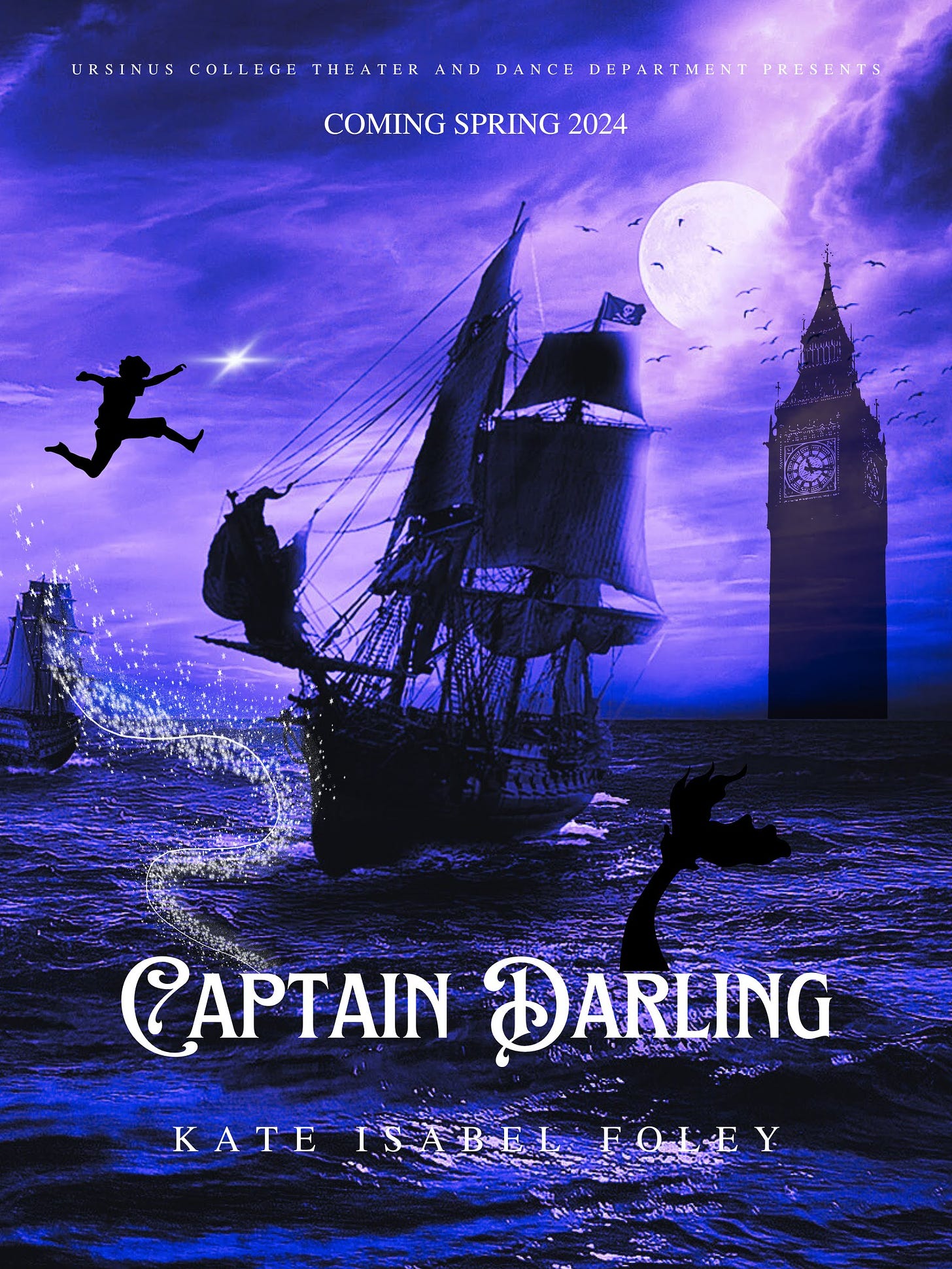 A poster for Captain Darling