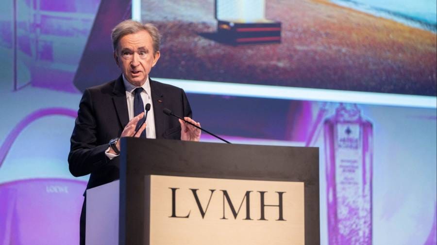 LVMH becomes first European company to hit $500bn market cap - riseshine.in