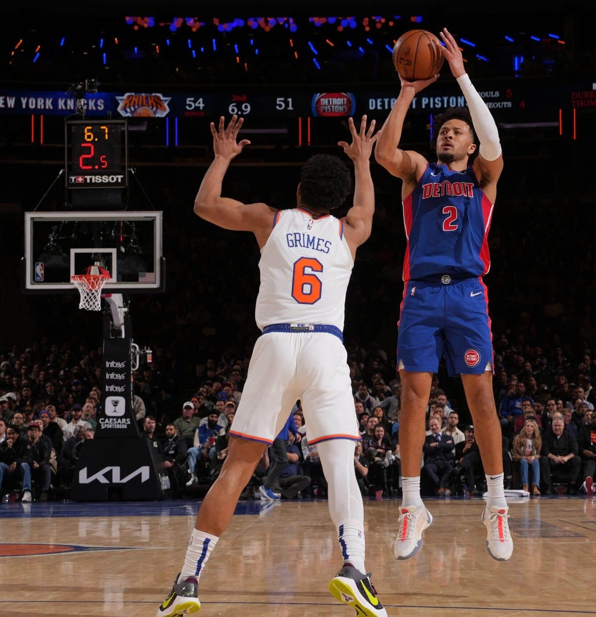 Pistons' Cade Cunningham is quietly becoming the 3-point shooter everyone  anticipated - The Athletic