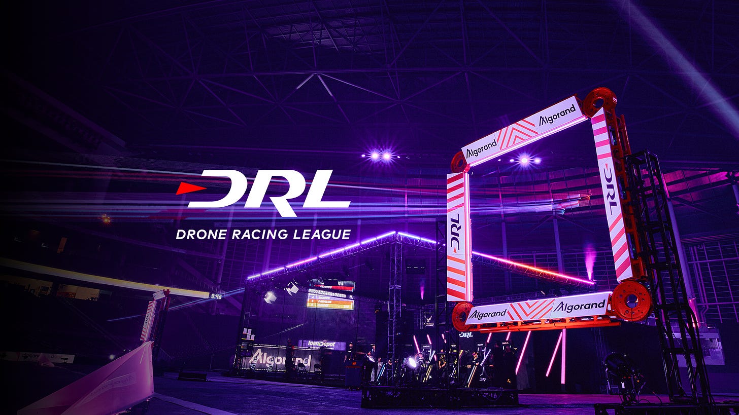 drone racing league logo