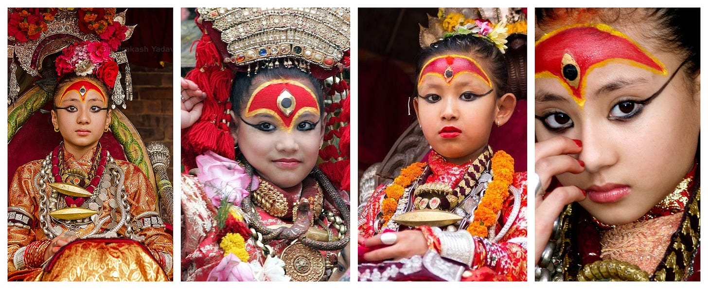 Kumari – The Living Goddess of Nepal- By Anil Blon