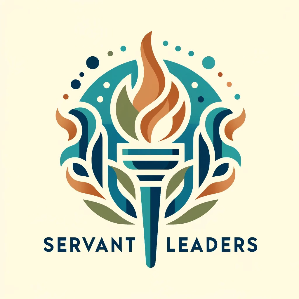 series logo depicts a stylized torch and the surrounding abstract motifs