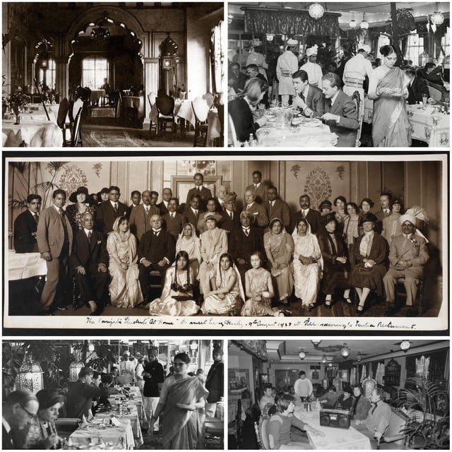 Veeraswamy restaurant, 99-101 Regent Street. Est. 1926 - it is currently  London's oldest serving Indian restaurant, though the oldest to open in the  city - the 'Hindoostane Coffee House' - did so