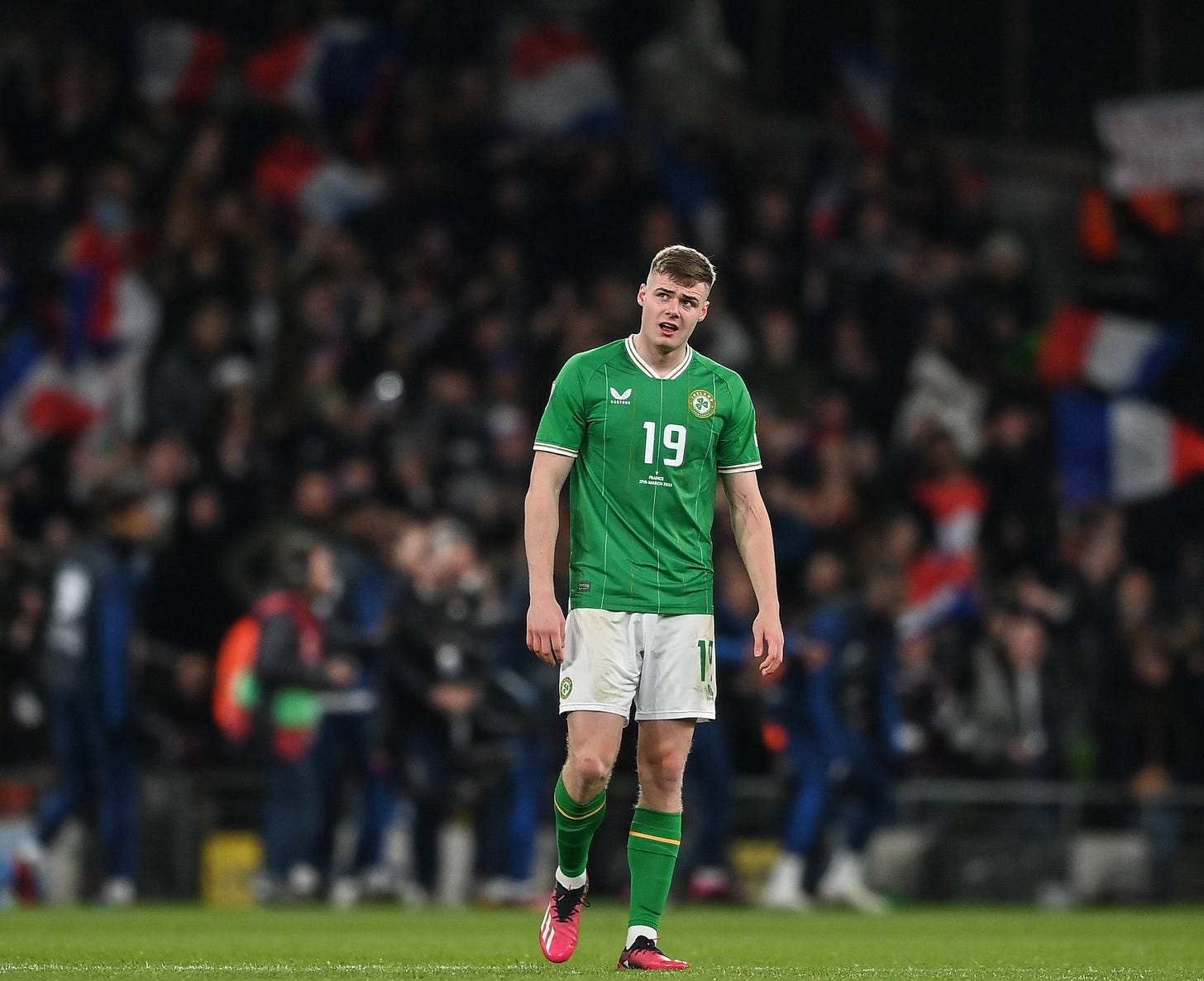 Evan Ferguson given extremely harsh player rating by notoriously stingy  L'Équipe for his effort against France | The Irish Sun