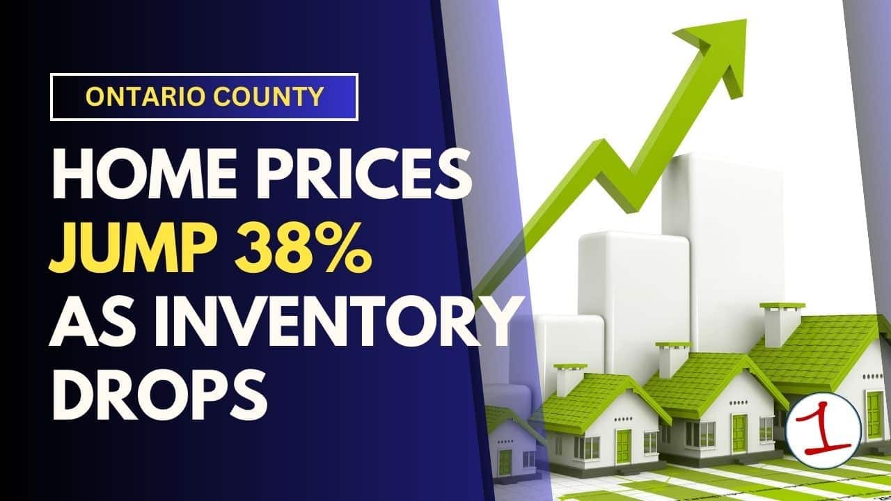 Ontario County sees 38% increase in median home price amid statewide inventory decline