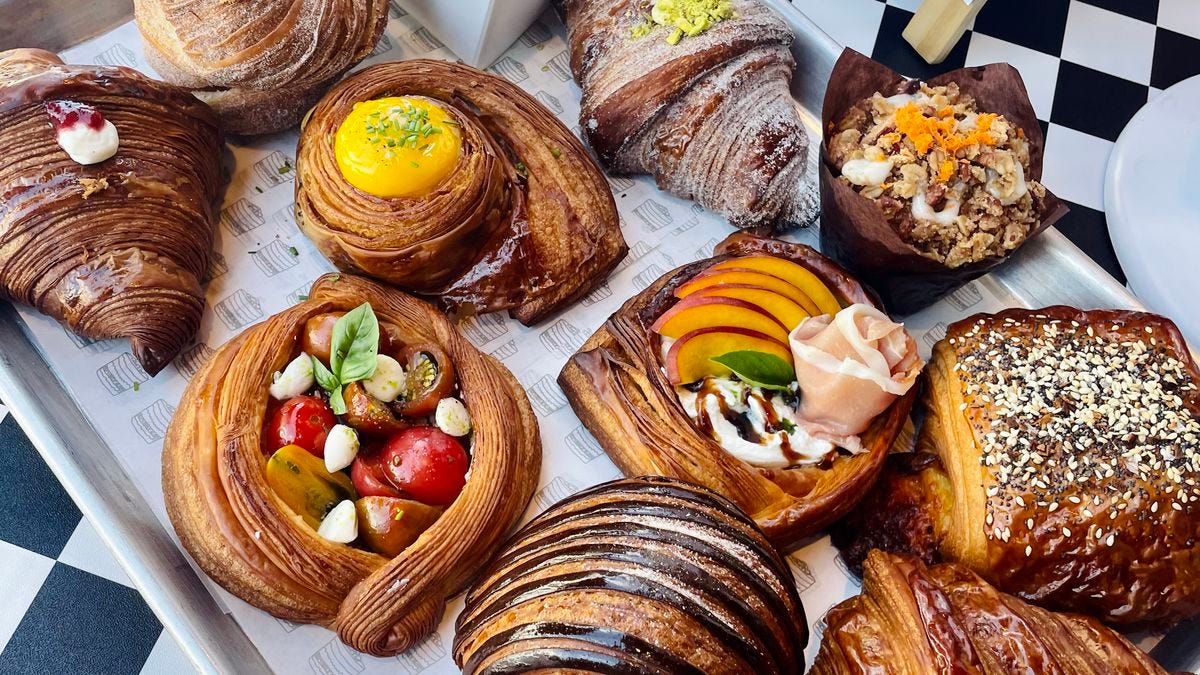A selection of viennoiserie from Butter &amp; Crumble bakery in San Francisco