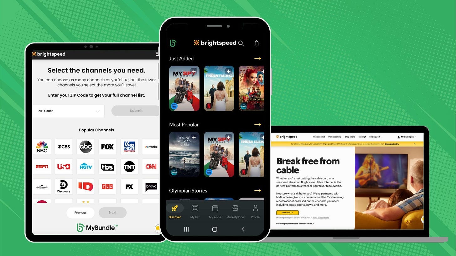 MyBundle and Brightspeed Agreement Provides More TV Choice and Value