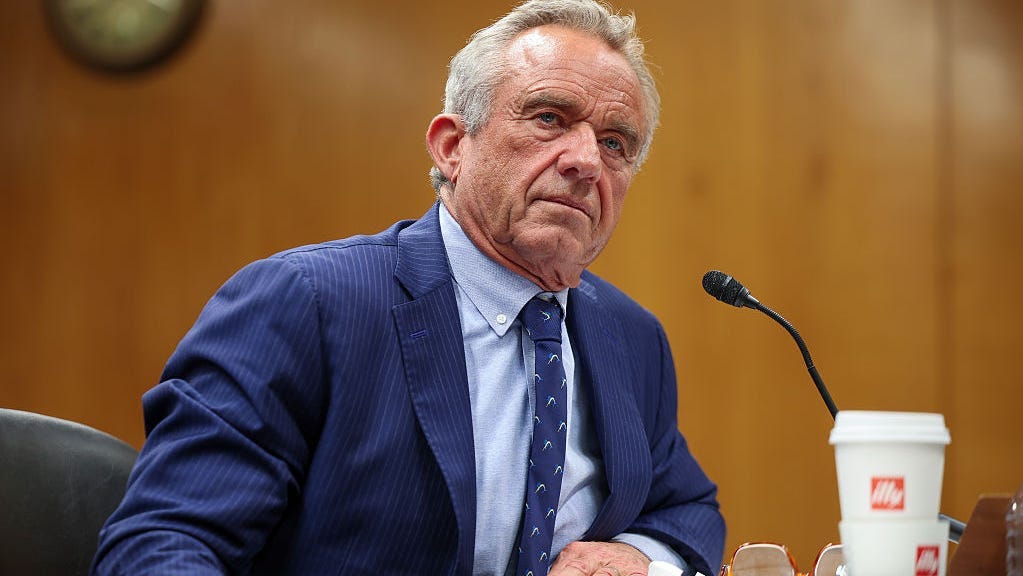 U.S. Secretary of Health and Human Services Robert F. Kennedy Jr. testifies before the Senate Committee on Health, Education, Labor, and Pensions on Capitol Hill on May 20, 2025, in Washington, DC. Kennedy testified before the Senate Committee on the Department of Health and Human Services' proposed 2026 fiscal year budget.