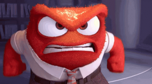 Animated gif of an angry cartoon character blowing his top 