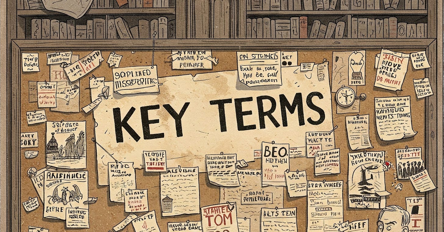 key terms