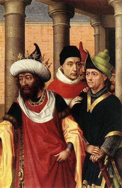 Group of Men, c.1460 - Rogier van der Weyden