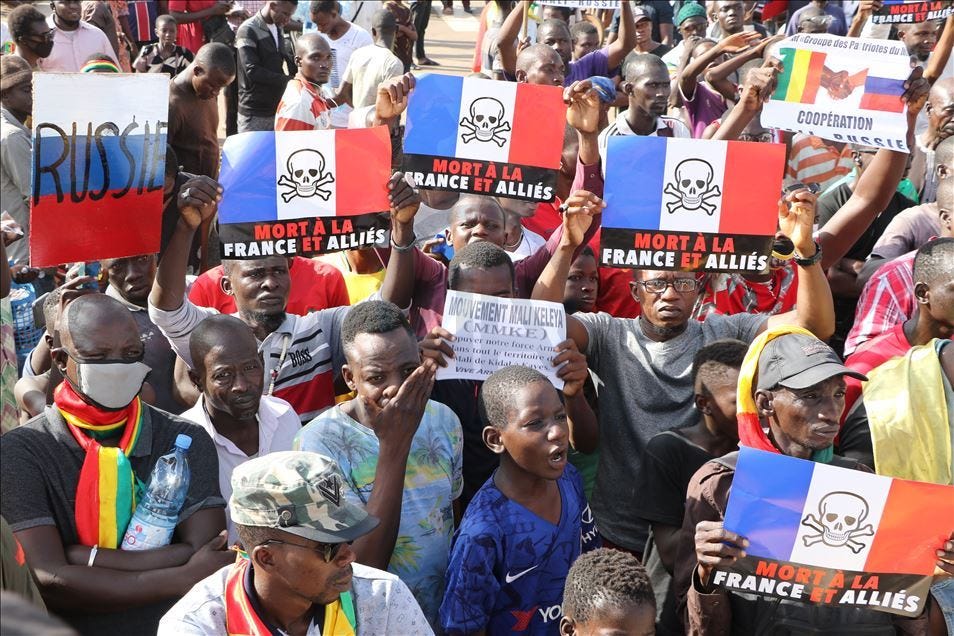 Anti-France protest in Mali