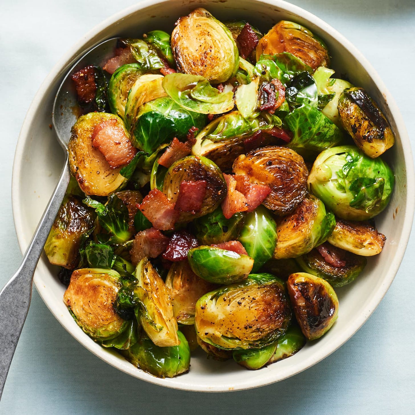 Brown Sugar and Bacon Brussels Sprouts