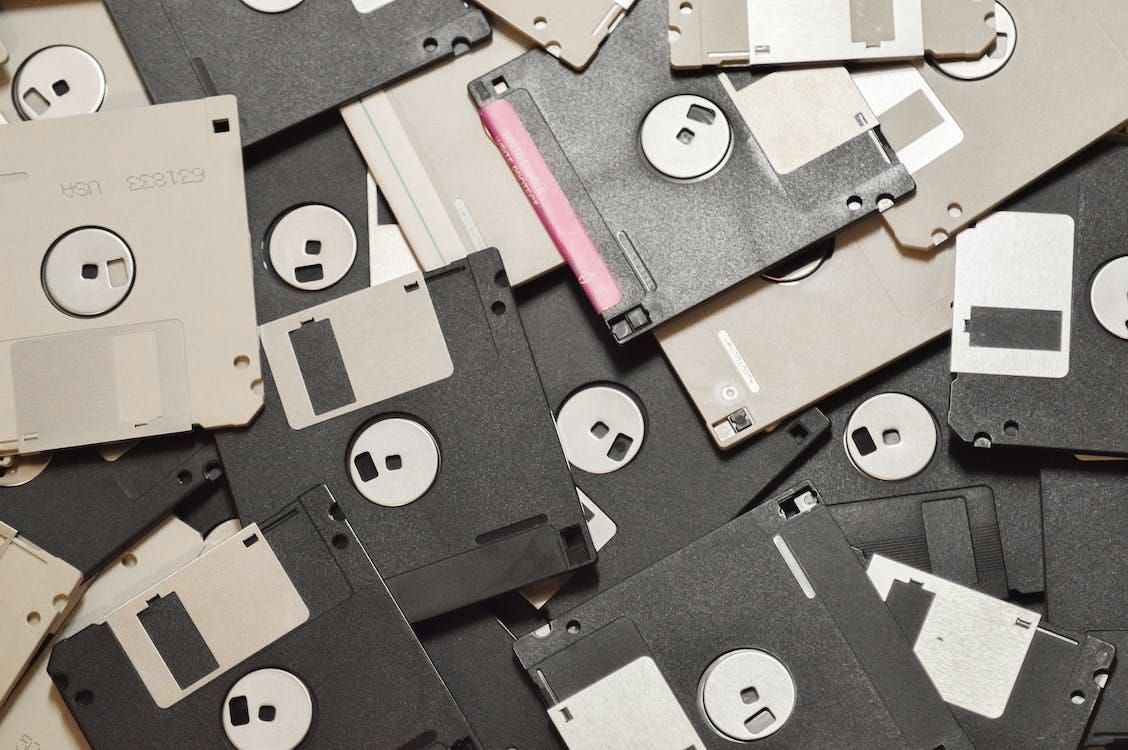 Free Assorted Floppy Disks Stock Photo
