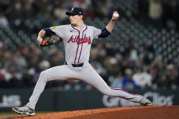 Braves' Max Fried throws 6 no-hit innings, but bullpen loses no-no in 8th  against Mariners | AP News