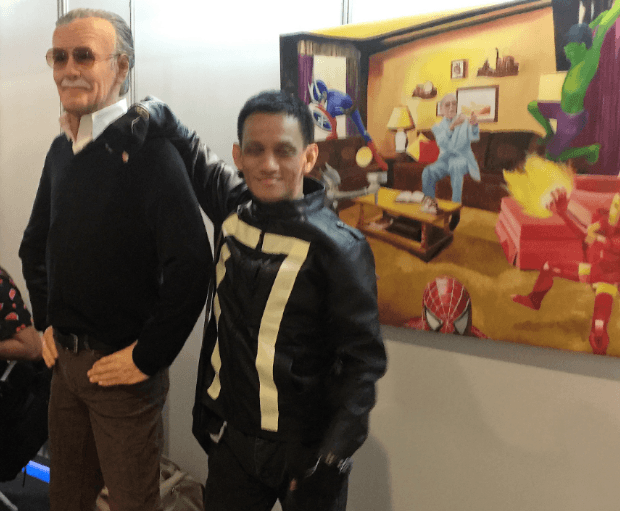 mttg marius marionella with stan lee comic con asia 2018