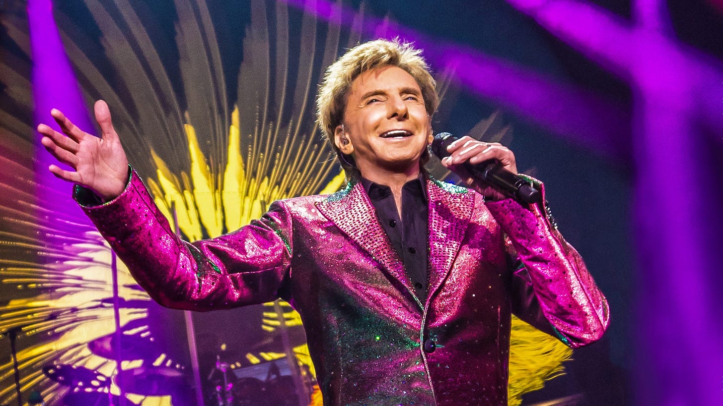 Barry Manilow says he loves singing the hits for his fans in Las Vegas
