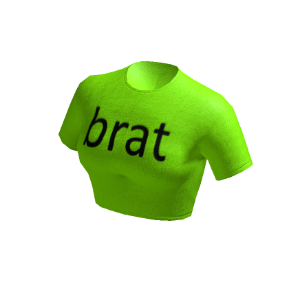 Charli xcx Green brat Shirt - Roblox