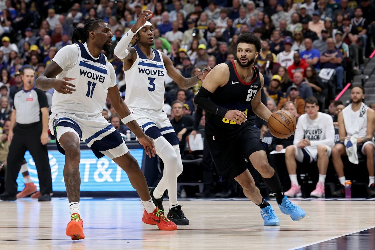 Wolves vs. Nuggets Final Score: Towns, Edwards Combine for 54, Take 2-0  Lead - Canis Hoopus